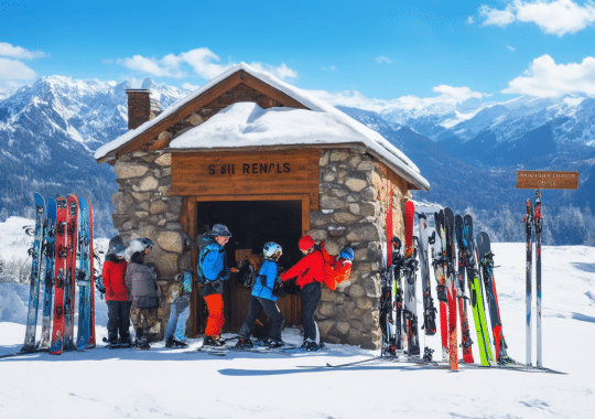 Les meilleures options de location d&rsquo;équipement de ski