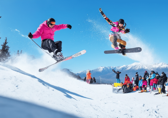 Les différentes façons de faire des figures en ski freestyle