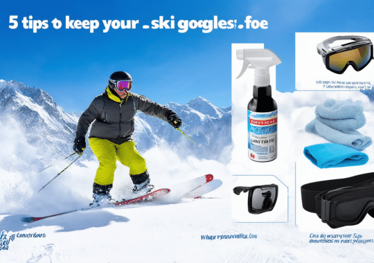 5 astuces pour garder vos lunettes de ski sans buée