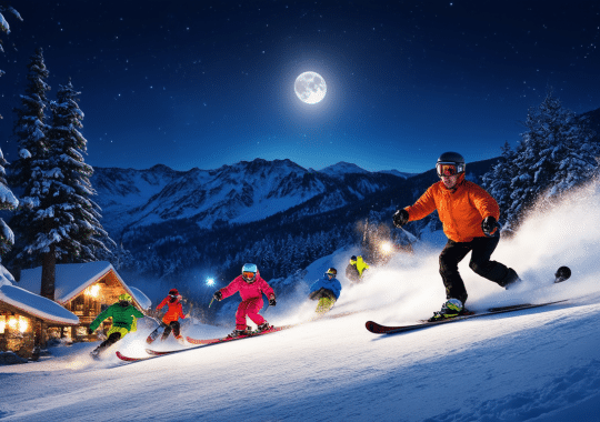 Pourquoi les skieurs aiment tant les descentes nocturnes