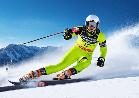 Les techniques pour garder le contrôle en ski à grande vitesse