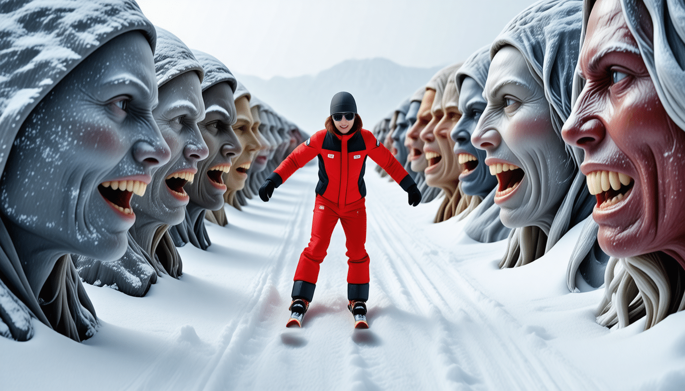 Réaliser un slalom entre des émotions figées